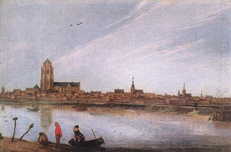 VELDE, Esaias van de Zicht op Zierikzee china oil painting image